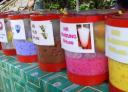 air sapjes op de markt in Serian