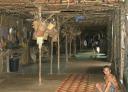 De gemeenschappelijke ruimte in de Longhouse