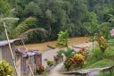 De rivier vanaf de Longhouse gezien