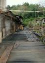 Buiten de longhouse