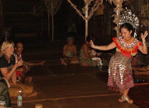 De traditionele Iban dans