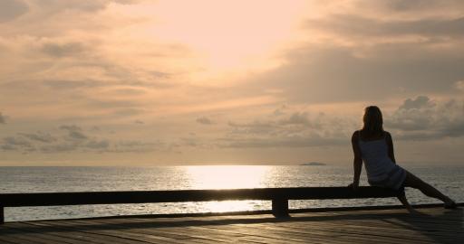 Laatste ochtend op Mabul Island, 06.00u 's morgens