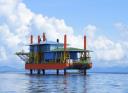 Een duik'eiland' vlak bij Mabul
