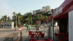 Het barr  restaurantje voor bij de camper plaats