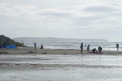 dit was nog bij buurman John, het witte strand van Wissant