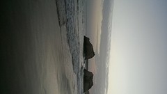 ook op het kleine strand, maar dan de andere kant op genomen