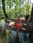 Pootje baden