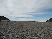 Via de stenen omhoog en dan....