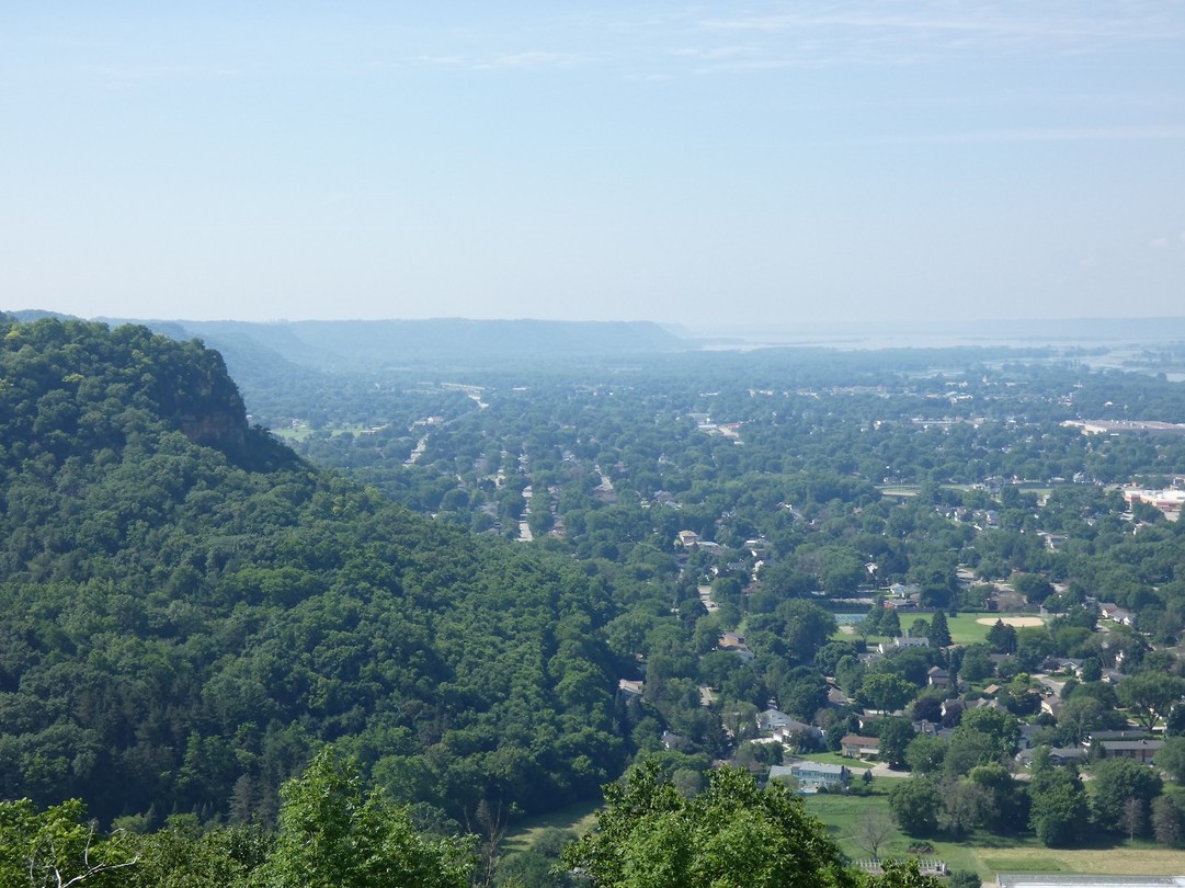 uitkijk op la crosse Foto Monique’s reisblog