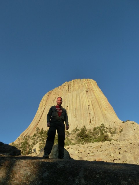 Dennis en Devils Tower