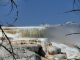 De Mammoth Hot spring