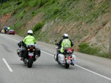 Politie escorte onderweg ;-)