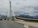 2 jaar geleden reden we nog over de kleine brug rechts, de grote was toen in aanbouw