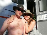 jaaaaaaaaaaaaaaaaa................ZON!!!!!! op de camping in Vancouver