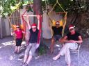 Kerstsfeer in hostel Mora te Mendoza