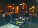 In de backyard van hostel Mora aan de Asado