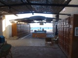 Spoelplaats en lockers duikbasis