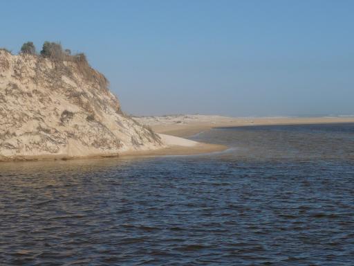 De rivier ontmoet de zee (net niet)