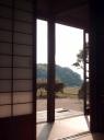 uitzicht vanuit onze villa in Hattoji