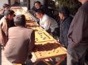 mannetjes spelen Chinees bordspel