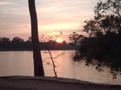 Sunset over Angkor Wat