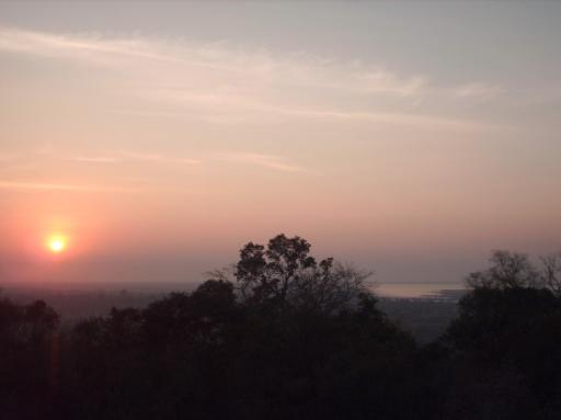 Sunset over western baray