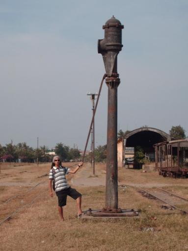 Battambang oude vervallen treinstation