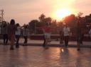 Battambang zonsondergang