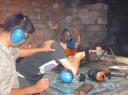 Shooting range (Tom met een legendarisch AK-47)