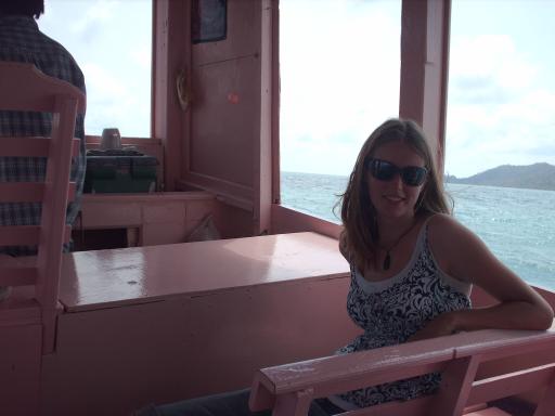 Op de boot naar koh samet