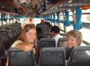 in de bus naar Phitsanulok