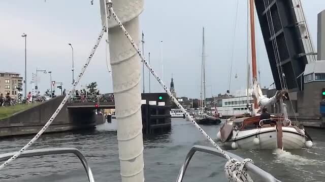 Brug gaat open in centrum Alkmaar