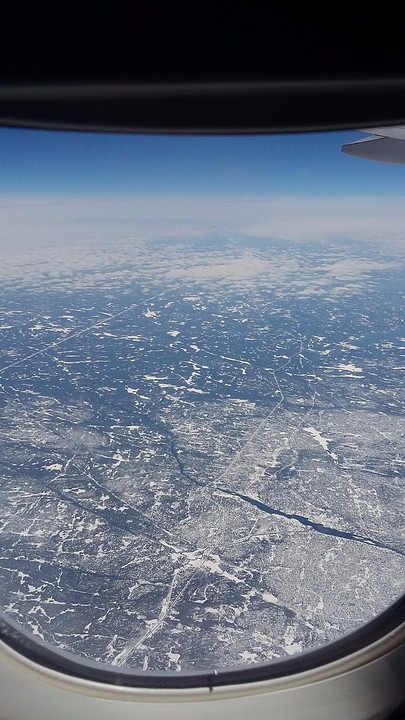 landschap boven noord amerika