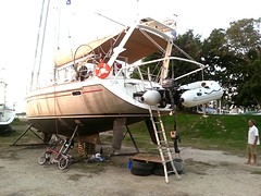Boot op de kant