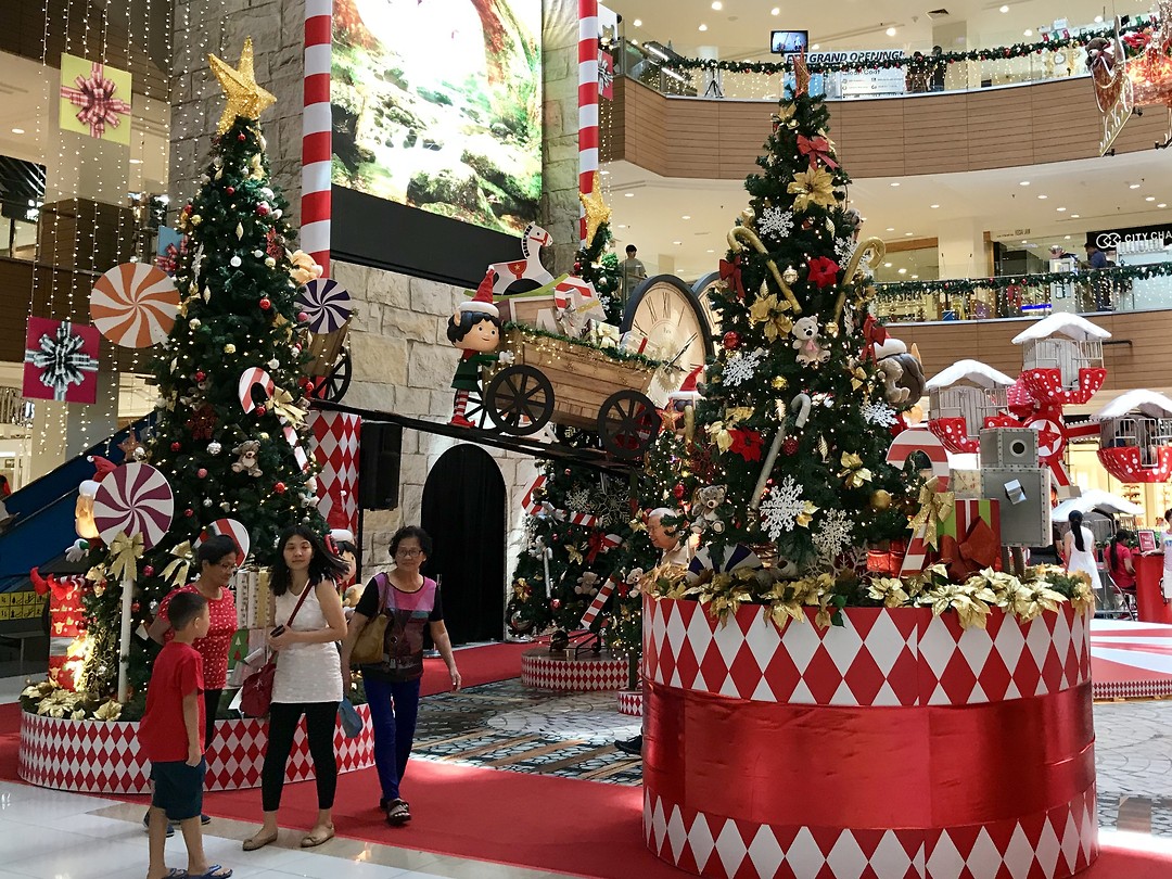 Kerstsfeer in Penang