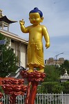 Boeddhistische god in Gandan Tegchenling Monastery