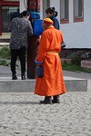 Monnik in Gandan Tegchenling Monastery
