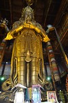 Grote boeddhistische godin Migjid Janraisig