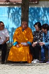 Monnik in Gandan Tegchenling Monastery