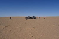 Koffie drinken in de Gobi