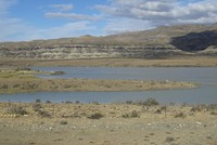 Rivier tussen El Calafate en El Chaltén