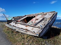 Boot in Puerto Natales