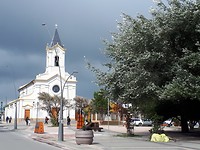 Kerkje aan de Plaza de Armas