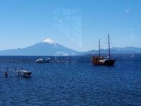 De baai van Puerto Varas
