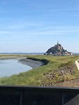 Mont-Saint-Michel vanaf het wandelpad