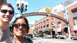 Ingang van gaslamp district