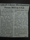 bericht uit The New Light of Myanmar over het Library Forum