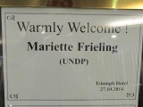 Warme ontvangst in het Triumph hotel
