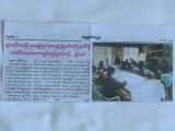 Dr Frieling in de 'Myanmar Daily', 5 nov 2014