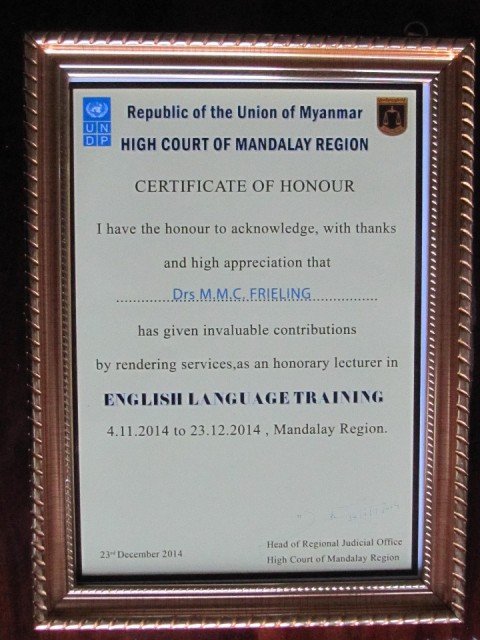 Mijn certificaat